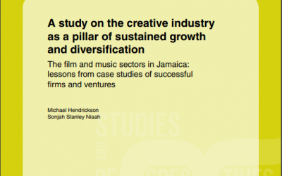 A study on the creative industry as a pillar of sustained growth and diversification