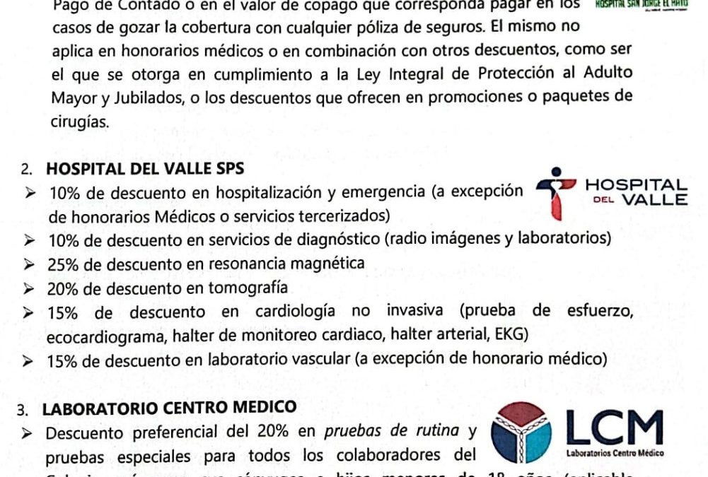 Nuevos Beneficios del Colegio de Economistas
